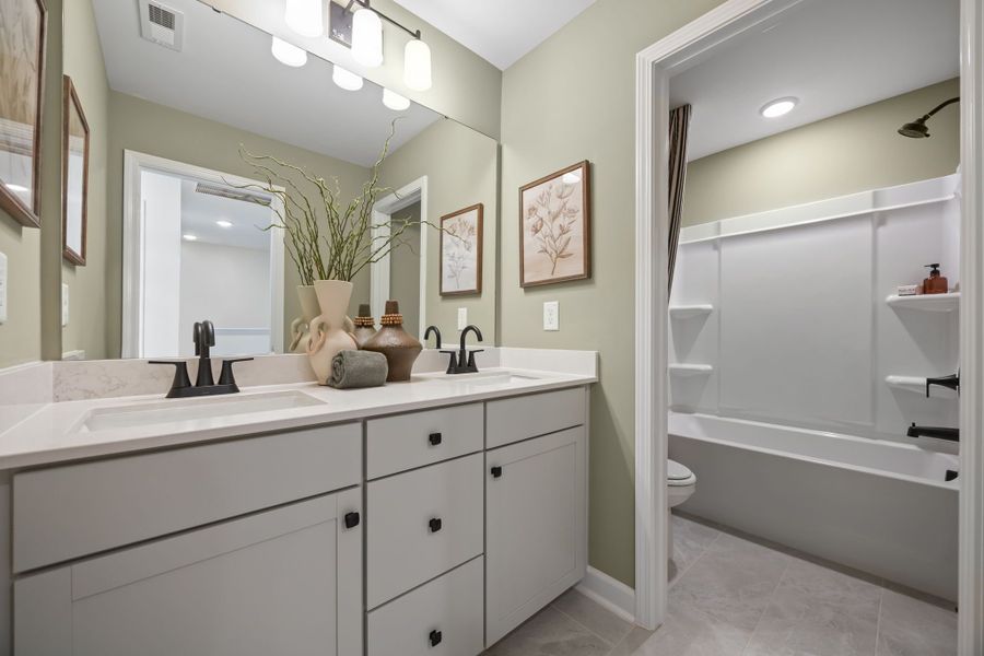 Representative furnished interior of a home built from the The Mitchell Exterior by Davidson Homes LLC in Summers Walk, Davidson (Image 31).