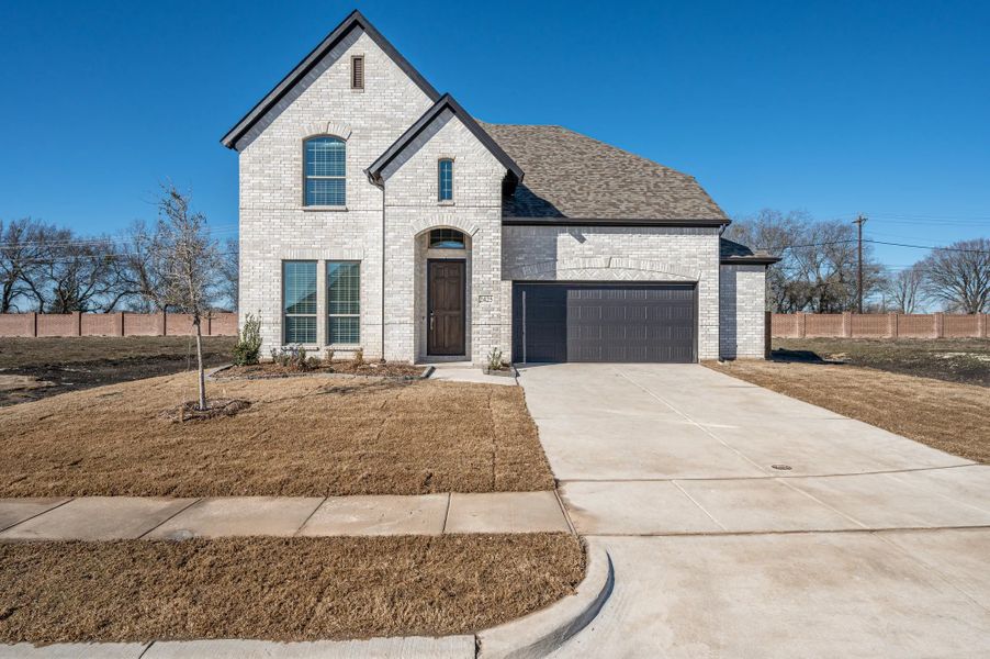 Representative exterior photo of a completed home built from the Regatta by Stonehollow Homes in Meadow Vista, Anna, TX (Image 1).
