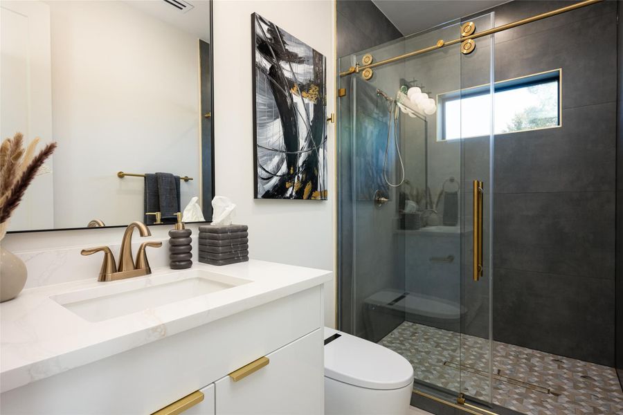 Furnished interior view inside a new home in , Stafford (Image 33).