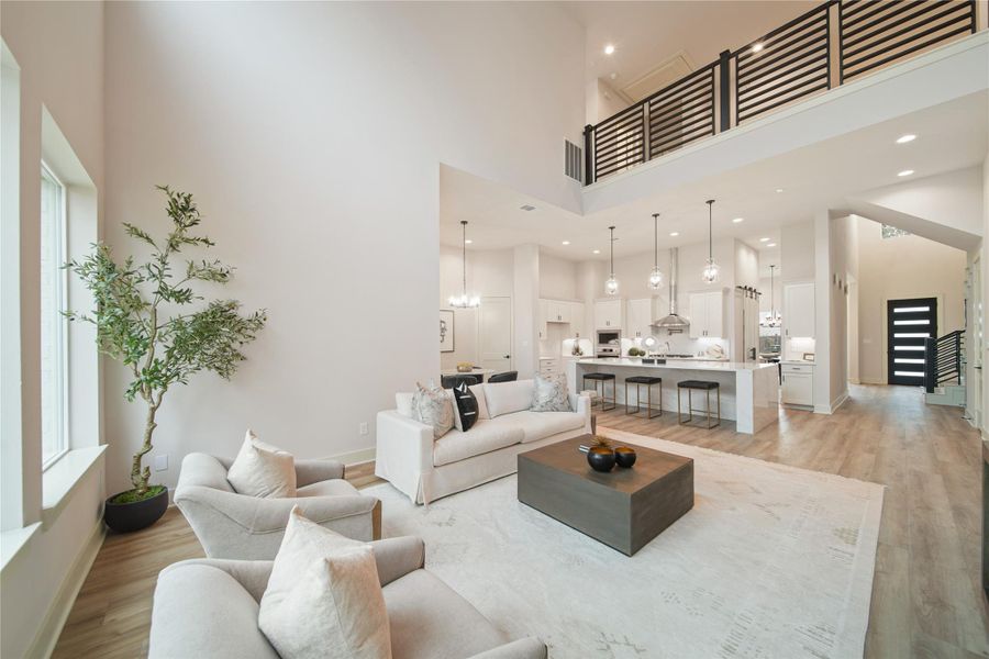 Furnished interior view inside a new home in , Houston (Image 10).