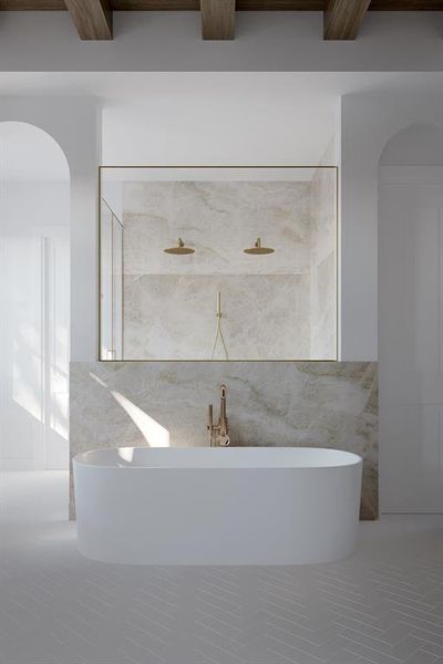 Close-up of interior finishes inside a home in , Dallas (Image 18).