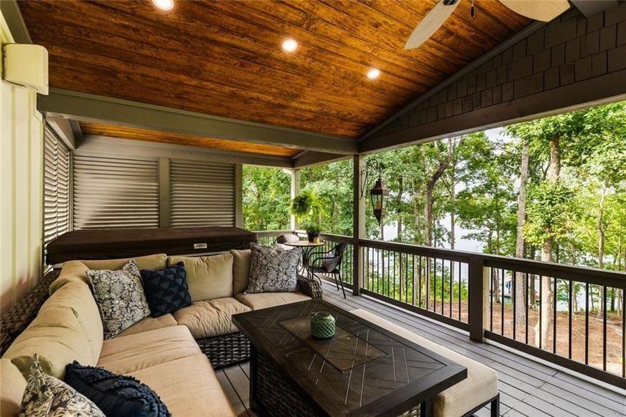 Exterior details and patio area of a home in , Gainesville (Image 29).