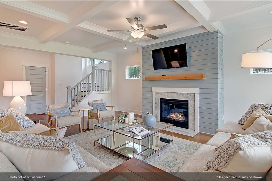 Furnished interior view inside a new home in Porter Ridge, Elgin (Image 11).