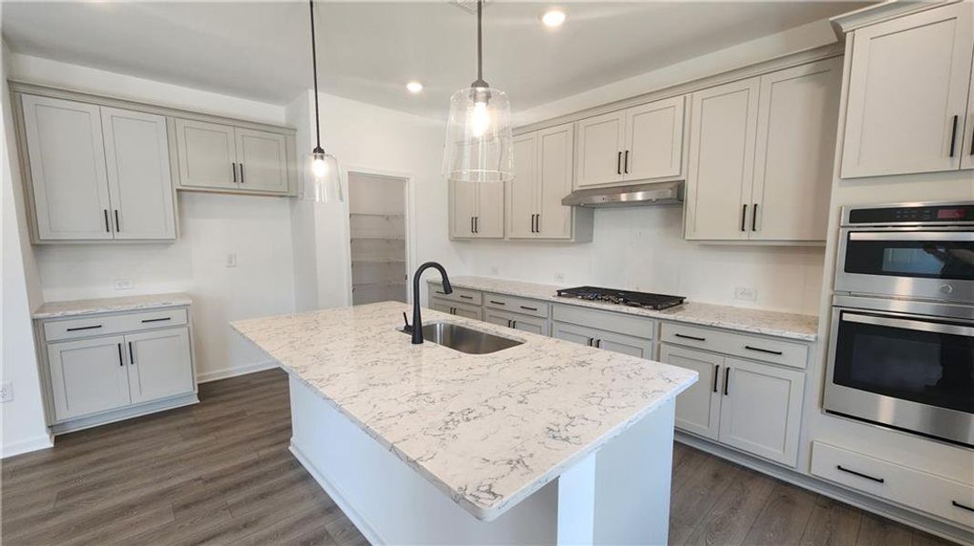Furnished interior view inside a new home in The Estates at Casteel, Bethlehem (Image 11).