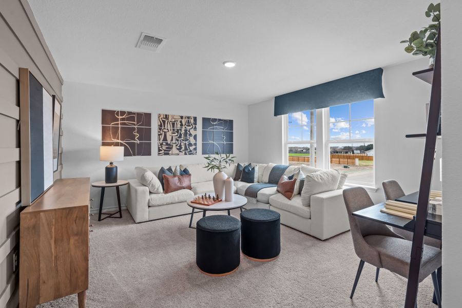 Representative furnished interior of a home built from the Mesilla by Centex in Corley Farms, Boerne (Image 8).