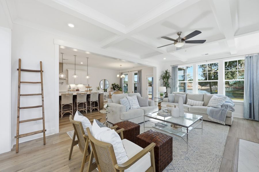 Furnished interior view inside a new home in , Summerville (Image 17).