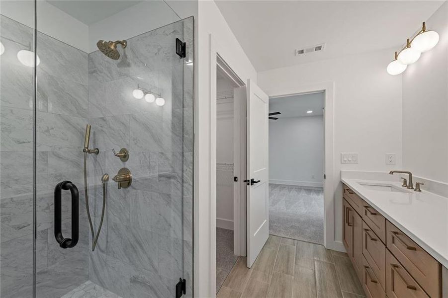 Furnished interior view inside a new home in , Morganton (Image 12).