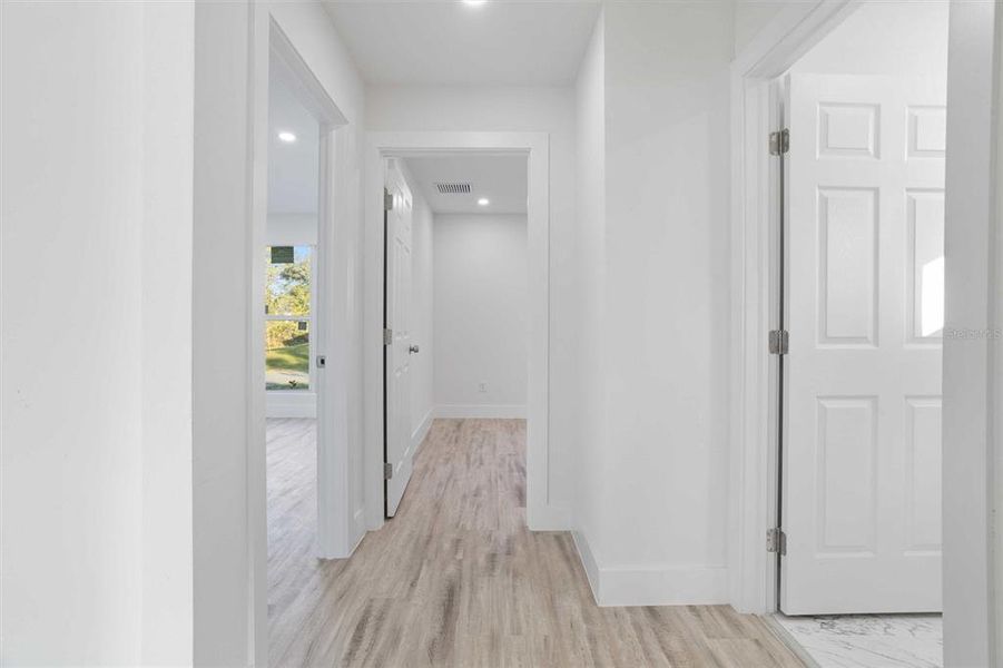 Hallway to bedrooms