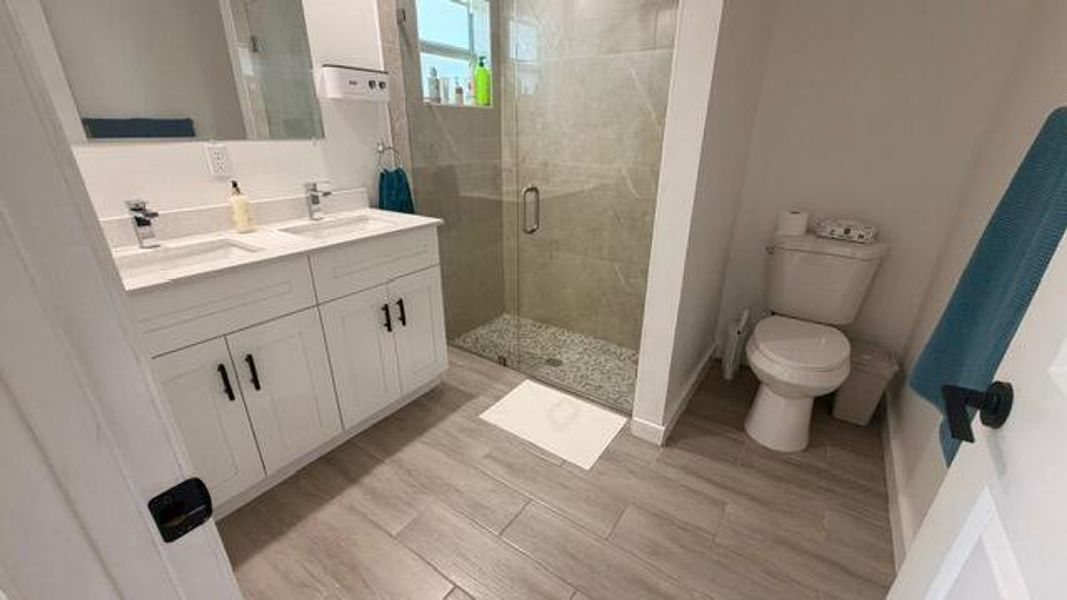 Primary bathroom Primary bathroom