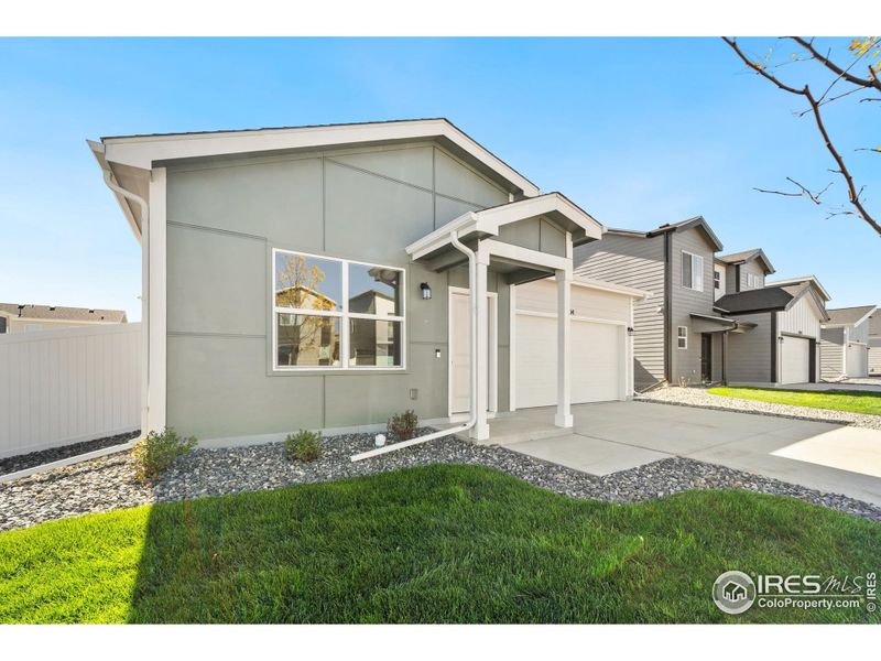 Exterior details and patio area of a home in Liberty Draw, Evans (Image 2).
