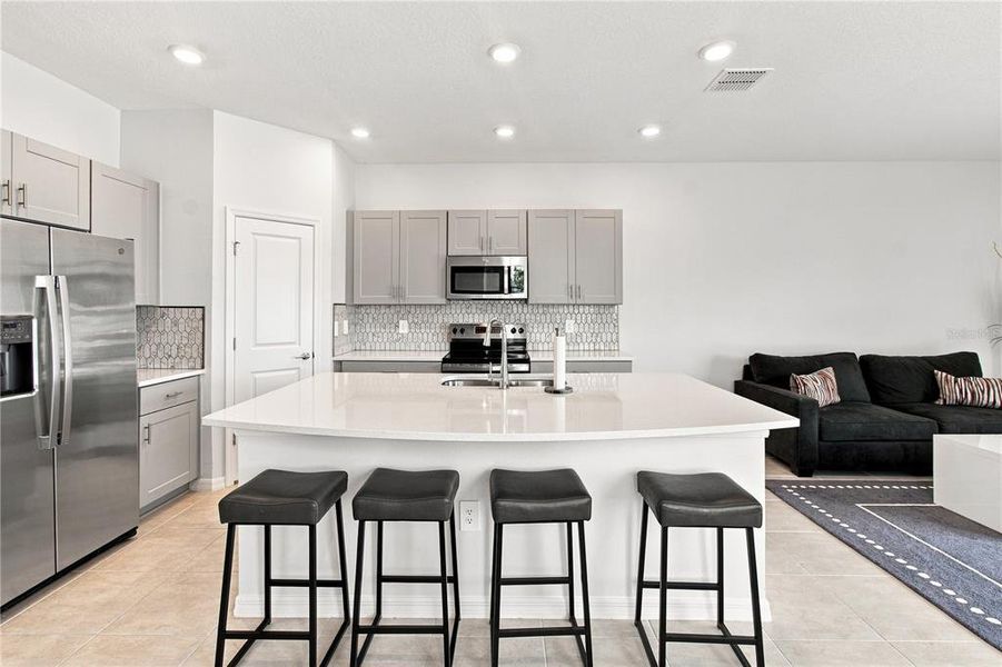 Furnished interior view inside a new home in , Kissimmee (Image 15).