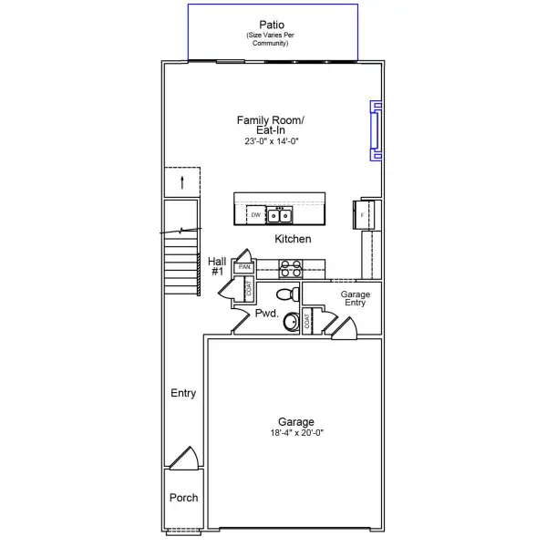 2D floor plan layout of this home in Pineland Preserve, Summerville, SC (Image 2). 2D floor plan layout of this home in Pineland Preserve, Summerville, SC (Image 2).