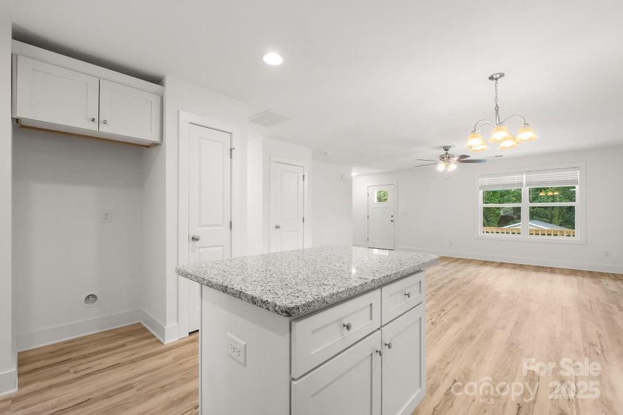 Furnished interior view inside a new home in , Albemarle (Image 5).