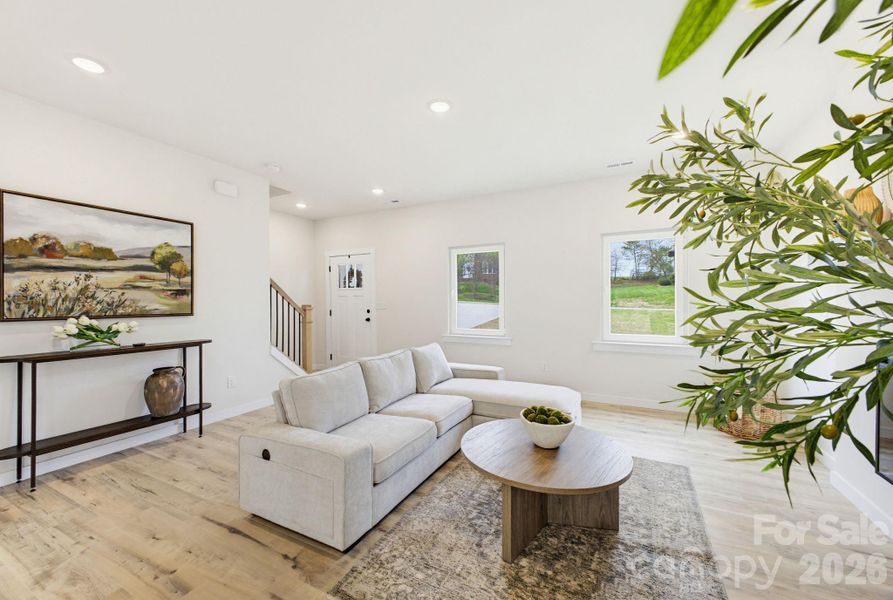 Furnished interior view inside a new home in , Hickory (Image 8).