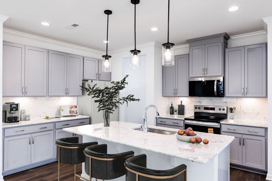 Representative furnished interior of a home built from the Palmer by Mattamy Homes in Magnolia Park, Garner (Image 5).