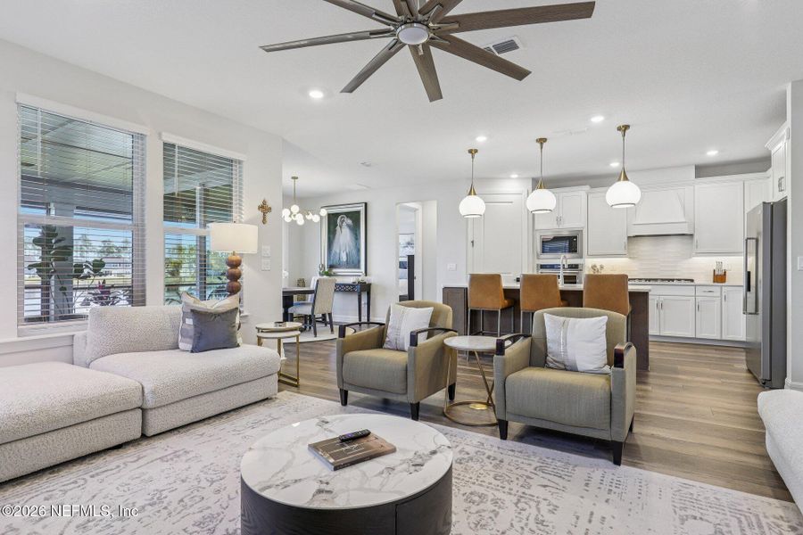 Furnished interior view inside a new home in , St. Augustine (Image 43).