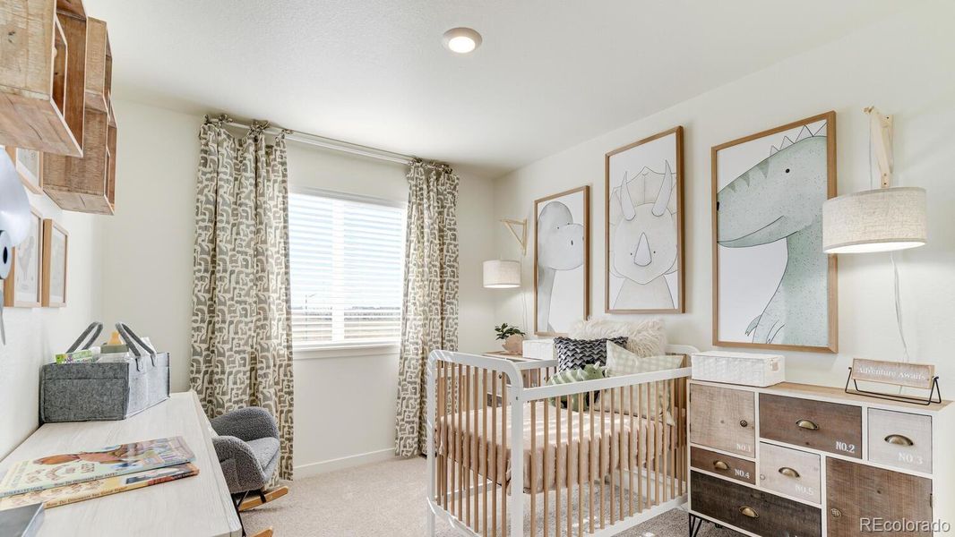 Furnished interior view inside a new home in Revere at Johnstown, Johnstown (Image 16).