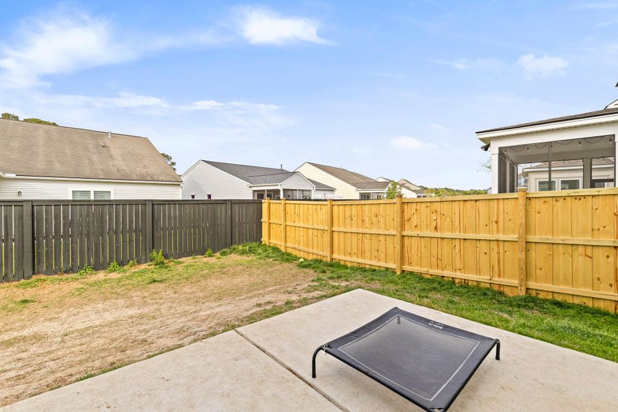 Exterior details and patio area of a home in , Charleston (Image 28).
