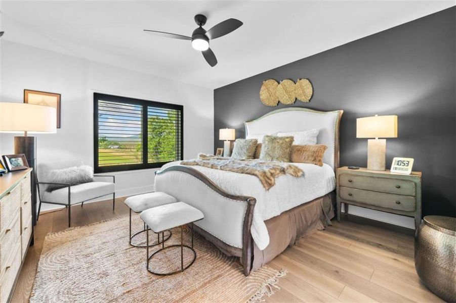 Furnished interior view inside a new home in , Morganton (Image 30).