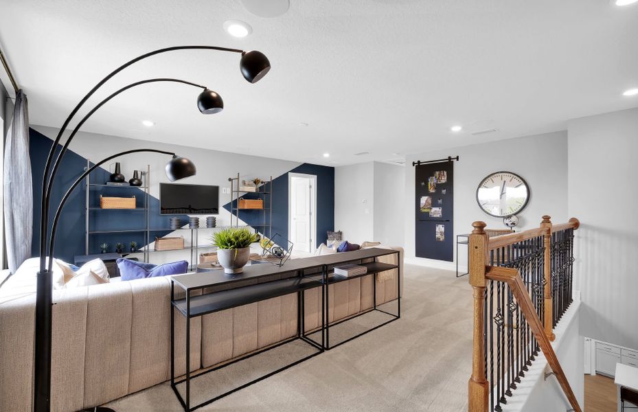 Furnished interior view inside a new home in Avondale at Avenir, Palm Beach Gardens (Image 9).