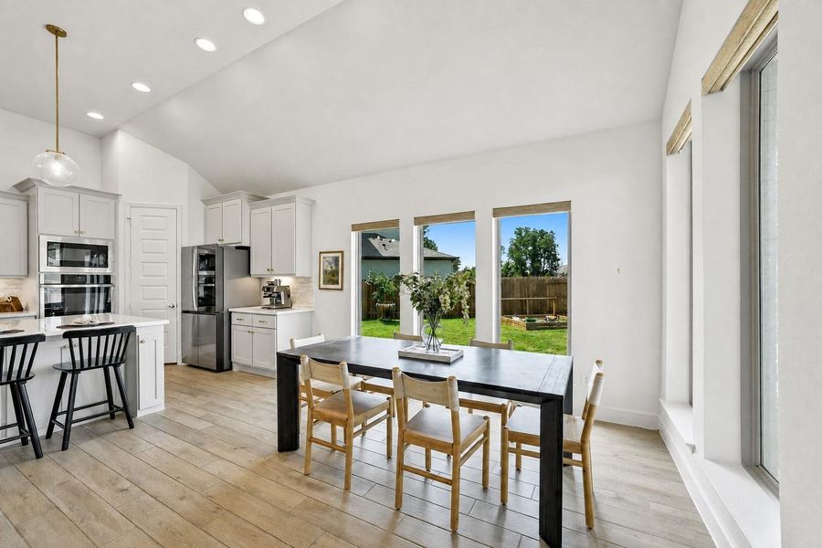 Furnished interior view inside a new home in Artavia, Conroe (Image 17).