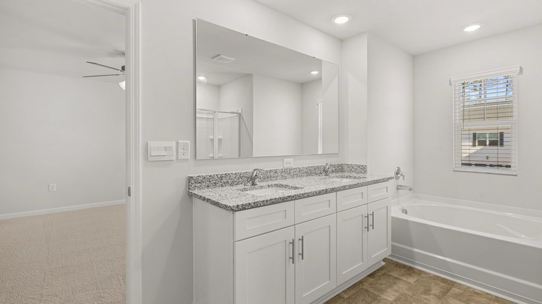 Furnished interior view inside a new home in Southwind Village, Evans (Image 7). Furnished interior view inside a new home in Southwind Village, Evans (Image 7).