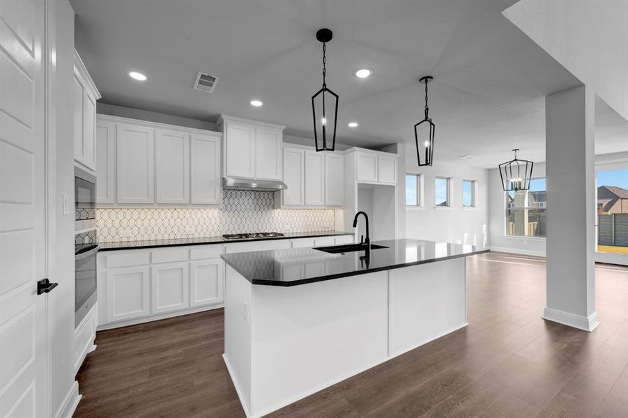 Furnished interior view inside a new home in Treeline, Justin (Image 19).