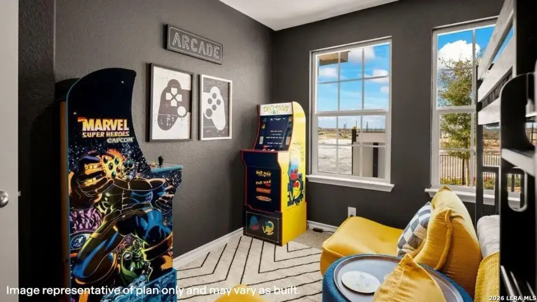 Furnished interior view inside a new home in Riverstone at Westpointe, San Antonio (Image 11).