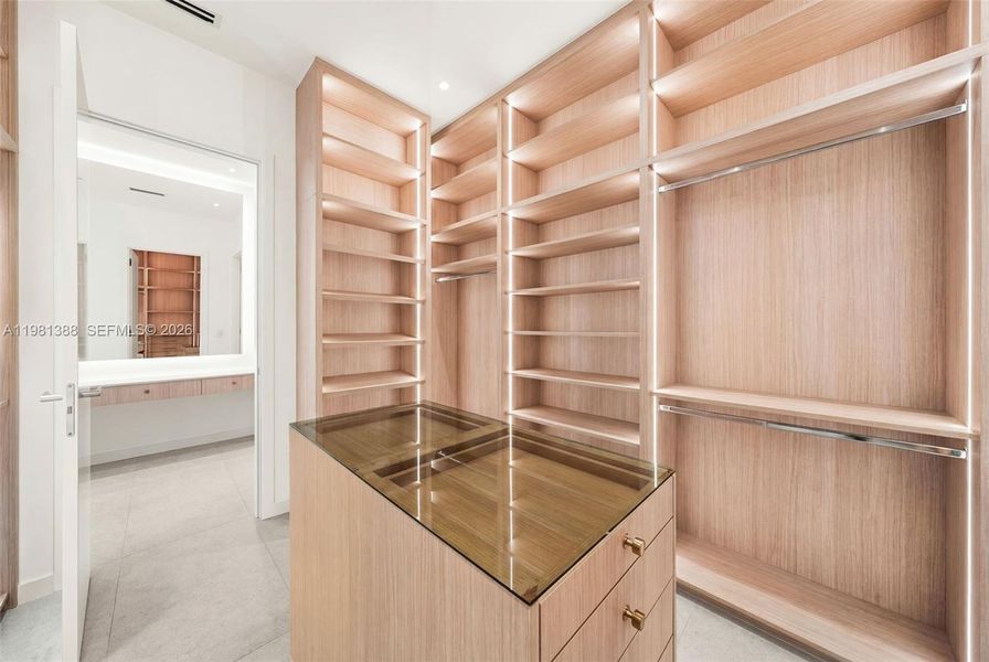 Furnished interior view inside a new home in , Miami (Image 34). Furnished interior view inside a new home in , Miami (Image 34).