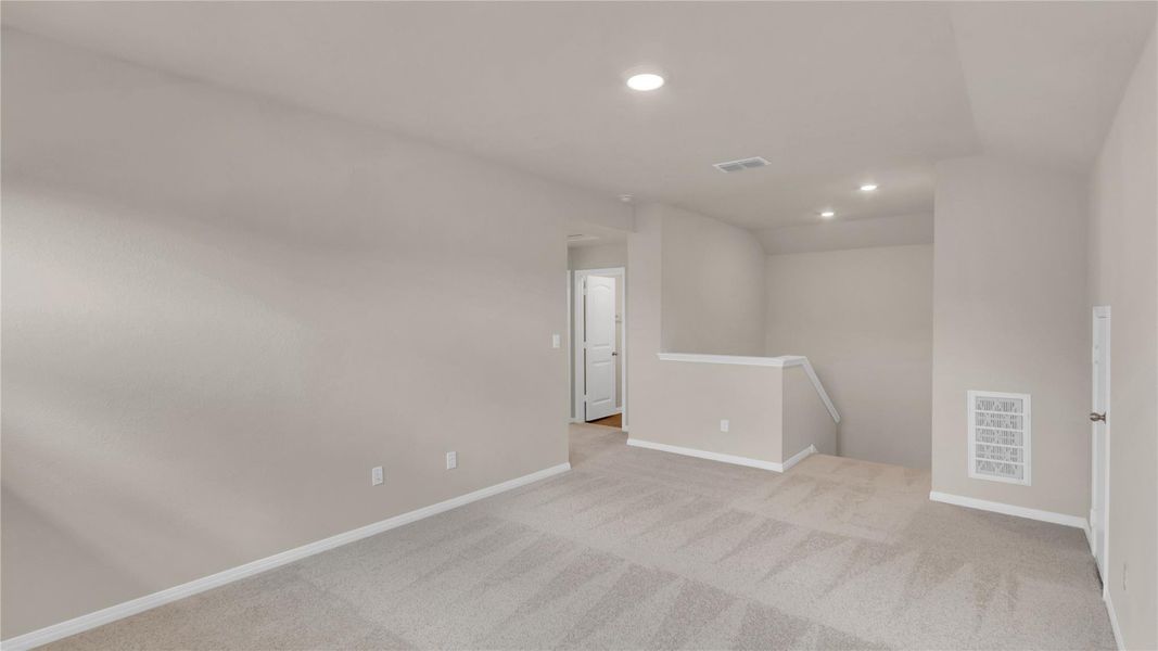 Spacious, unfurnished interior of a new home in Carillon, Manor (Image 25).