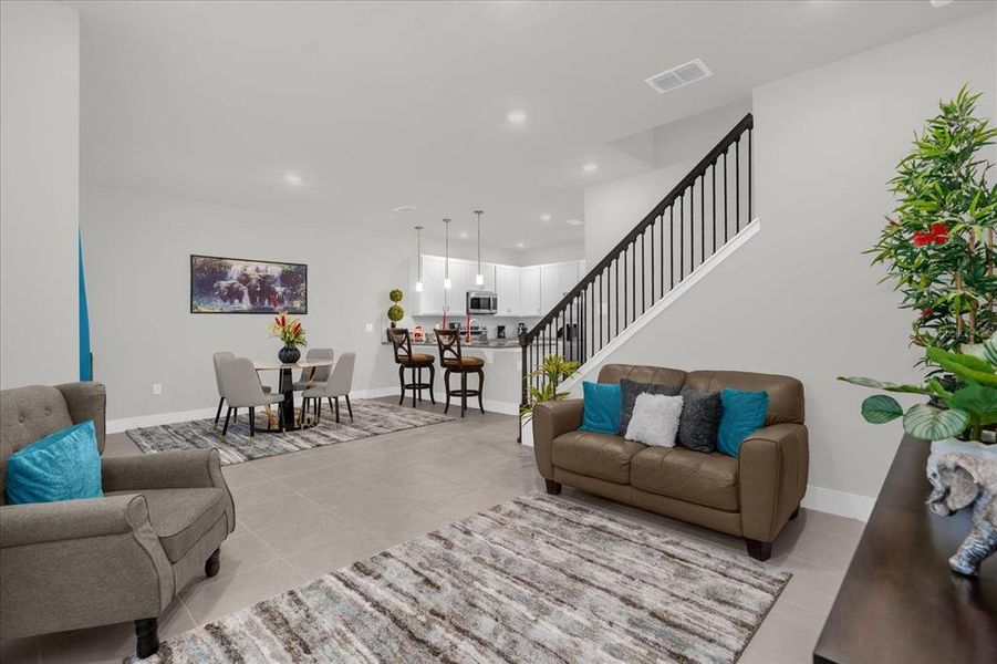 Furnished interior view inside a new home in , St. Cloud (Image 16).
