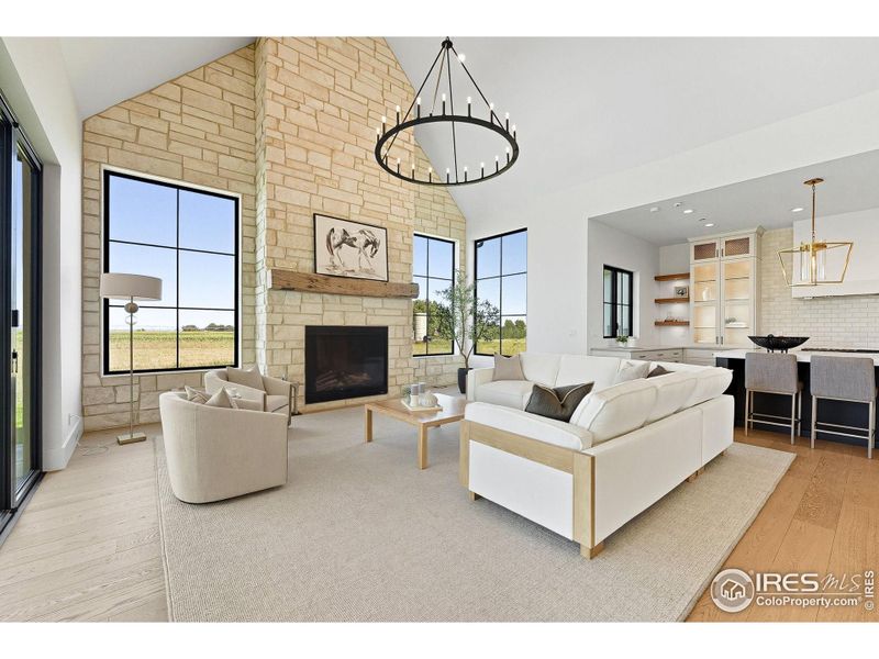 Furnished interior view inside a new home in , Longmont (Image 35).