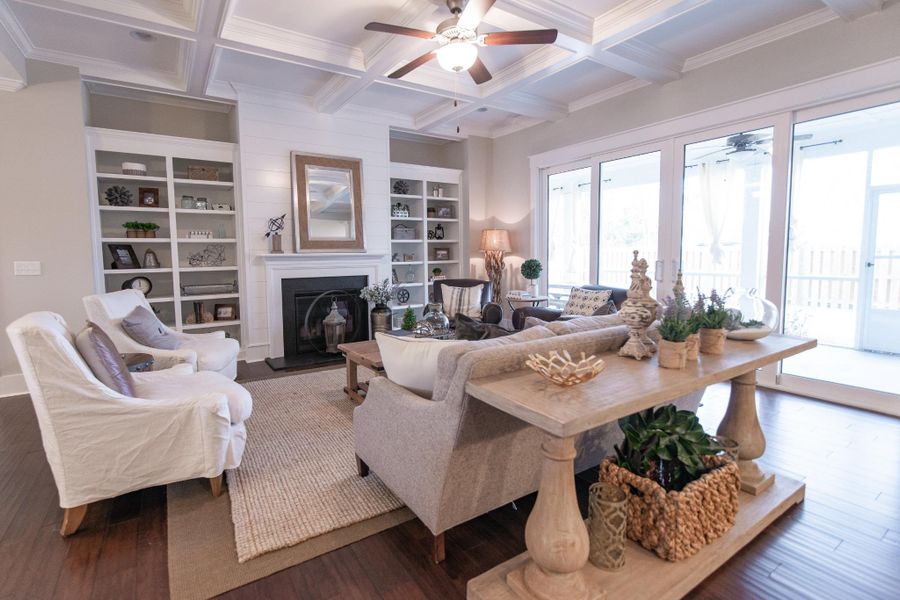 Representative furnished interior of a home built from the McKinley by Bill Clark Homes in The Sanctuary at Sunset Beach, Sunset Beach (Image 82). Representative furnished interior of a home built from the McKinley by Bill Clark Homes in The Sanctuary at Sunset Beach, Sunset Beach (Image 82).