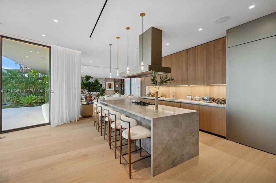 Furnished interior view inside a new home in , Miami Beach (Image 10).