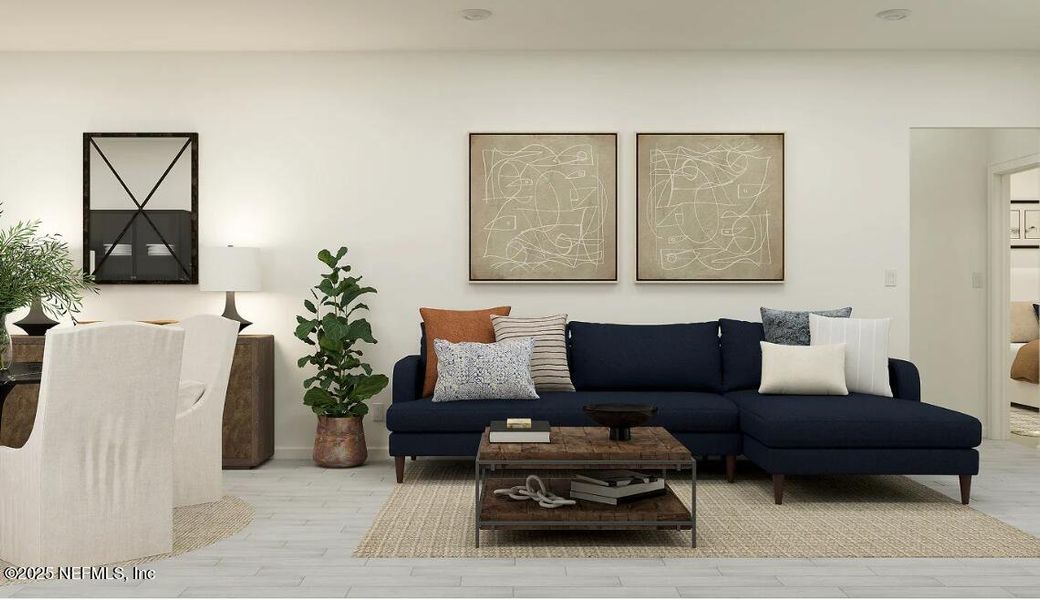 Furnished interior view inside a new home in Stillwater | Active Adult 55+: Stillwater (40s) - Royal Collection, St. Johns (Image 3). Furnished interior view inside a new home in Stillwater | Active Adult 55+: Stillwater (40s) - Royal Collection, St. Johns (Image 3).