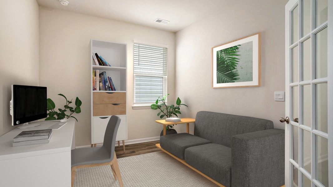 Furnished interior view inside a new home in Brunswick Plantation, Ash (Image 4).