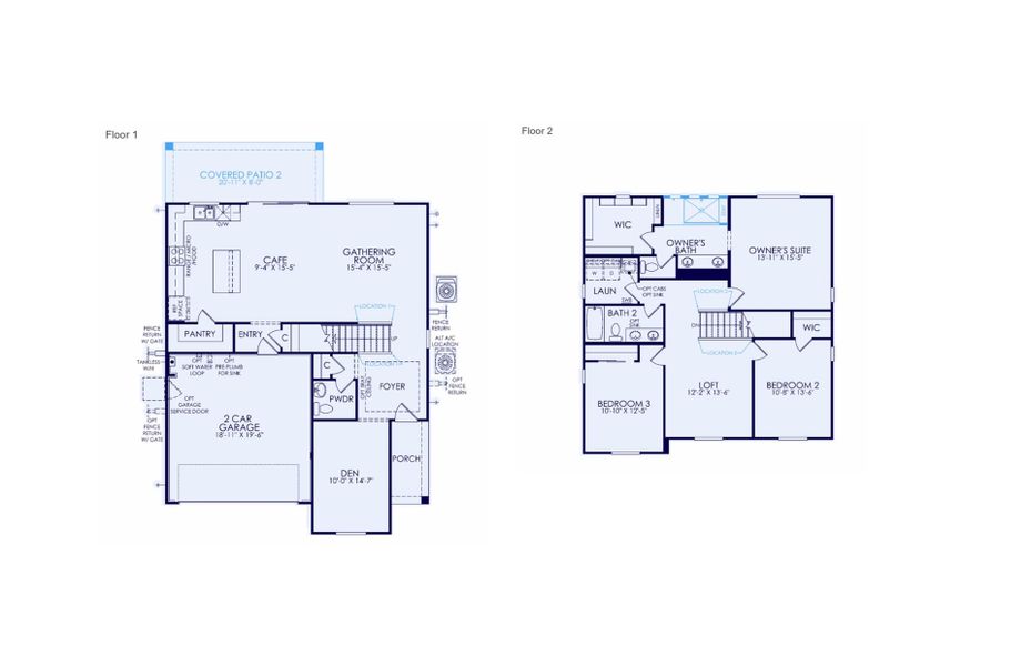 2D floor plan layout of this home in Soleo, San Tan Valley, AZ (Image 4). 2D floor plan layout of this home in Soleo, San Tan Valley, AZ (Image 4).