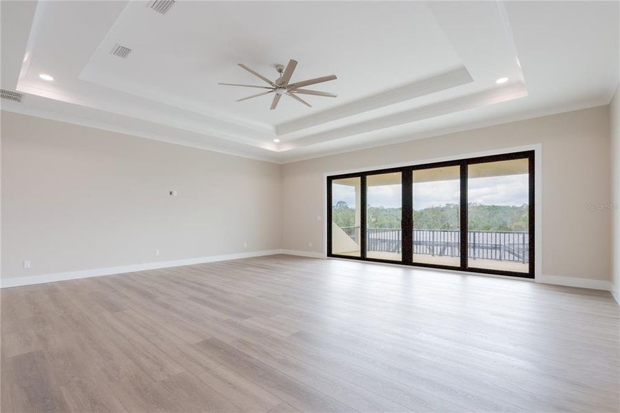 2nd level entertainment space with attached lanai