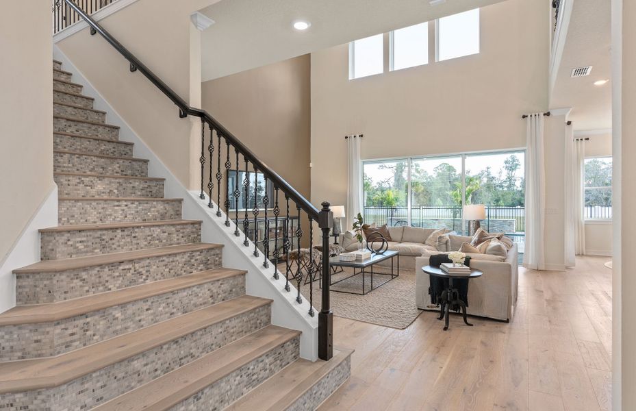 Furnished interior view inside a new home in Foothills Preserve, Mount Dora (Image 7).