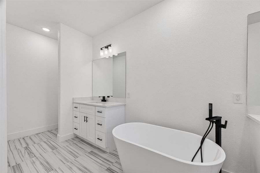 Furnished interior view inside a new home in , Houston (Image 10).