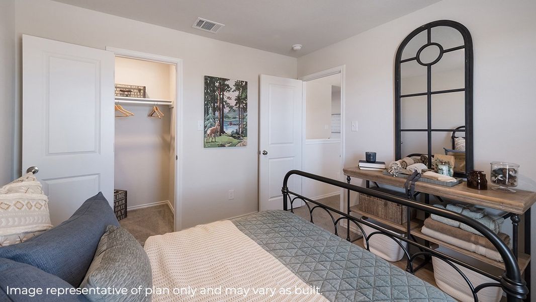 Furnished interior view inside a new home in Blue Ridge Ranch, San Antonio (Image 27).
