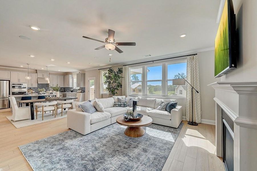 Furnished interior view inside a new home in Dreycott, Lawrenceville (Image 18).