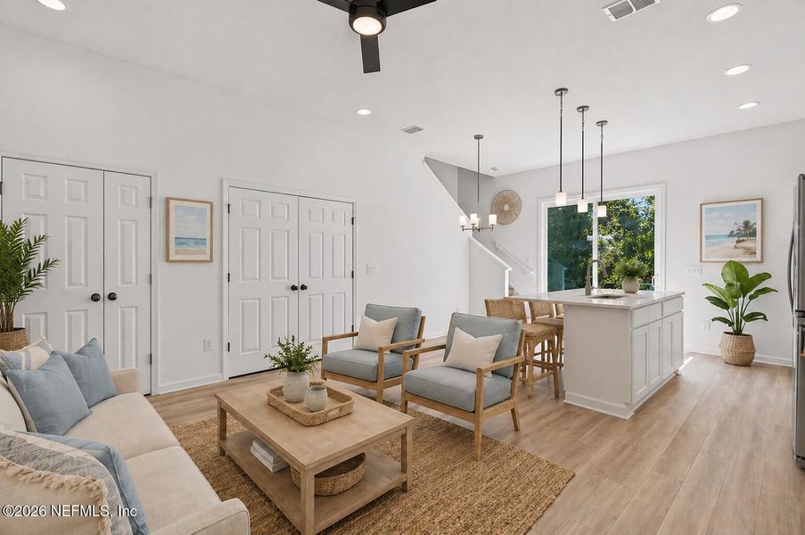 Furnished interior view inside a new home in , Jacksonville (Image 17).