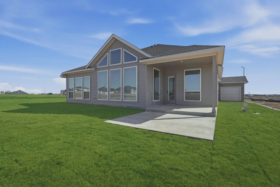 Representative exterior details of a home built from the Mackenzie by Chesmar Homes in Sienna Lakes, San Antonio (Image 2). Representative exterior details of a home built from the Mackenzie by Chesmar Homes in Sienna Lakes, San Antonio (Image 2).