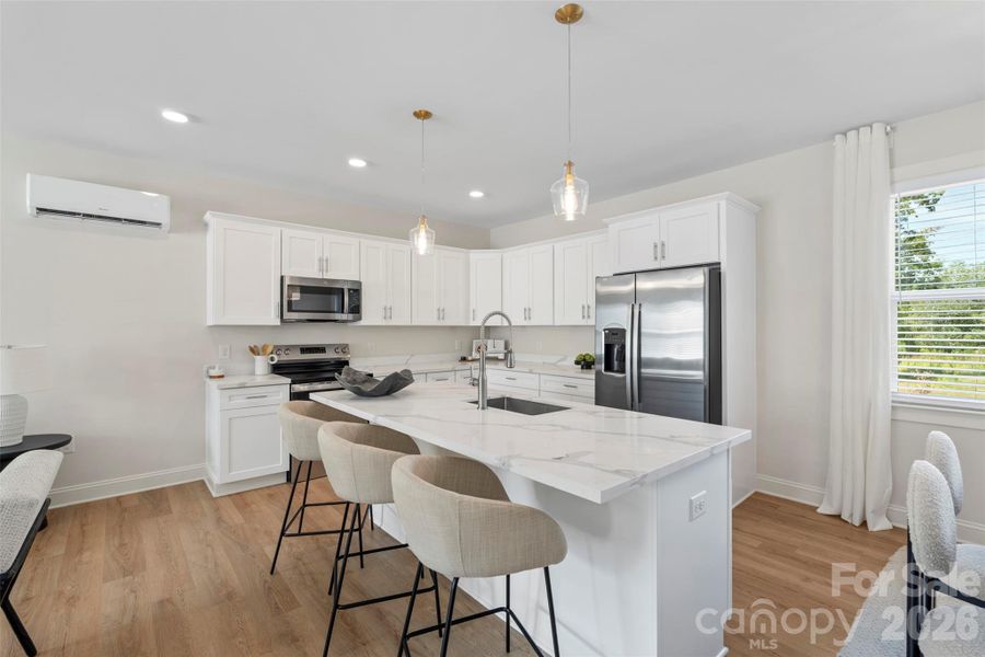 Furnished interior view inside a new home in , Charlotte (Image 27).