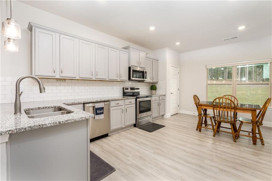 Furnished interior view inside a new home in , Maysville (Image 10).