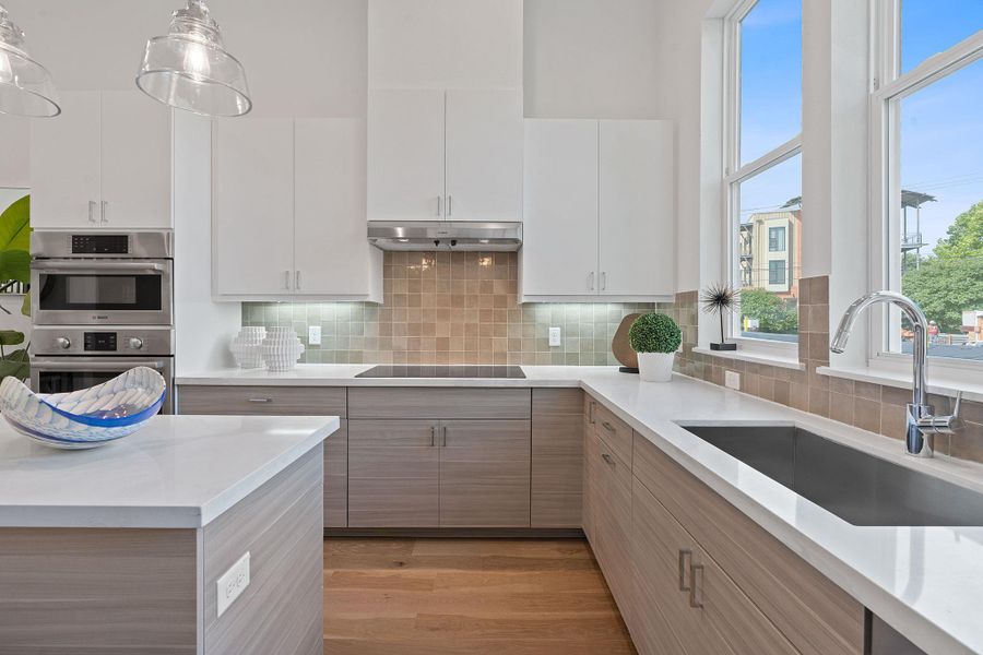 Furnished interior view inside a new home in Bluebonnet Lofts, Austin (Image 15).