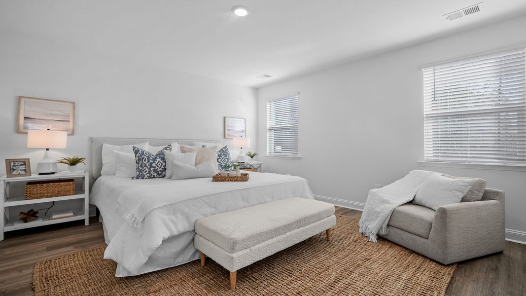 Furnished interior view inside a new home in The Lakes at North Glynn, Brunswick (Image 15).
