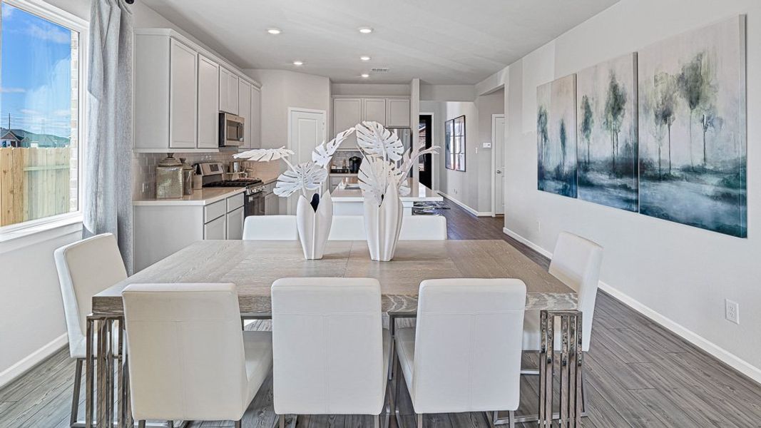 Furnished interior view inside a new home in Bridge Creek 45s and 50s, Cypress (Image 18).