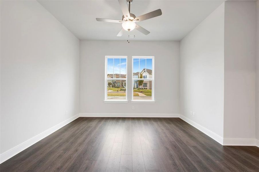 Spacious, unfurnished interior of a new home in The Retreat at Harvest, Argyle (Image 15).